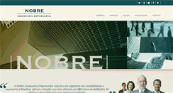 Desktop Screenshot of nobreempresarial.com.br