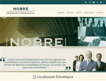 Tablet Screenshot of nobreempresarial.com.br